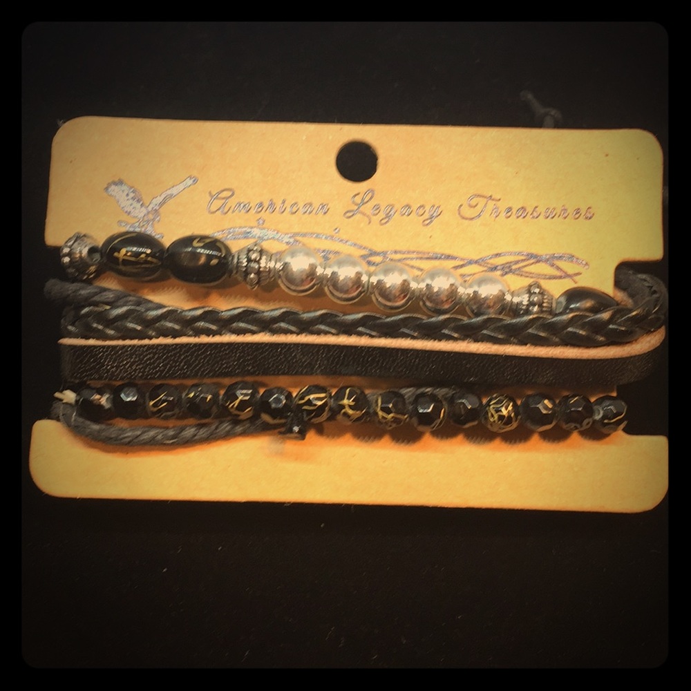 American Legacy Treasures Braided Beaded Bracelet